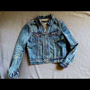 Ralph Lauren Sport Jean Denim Zipper Jacket XS